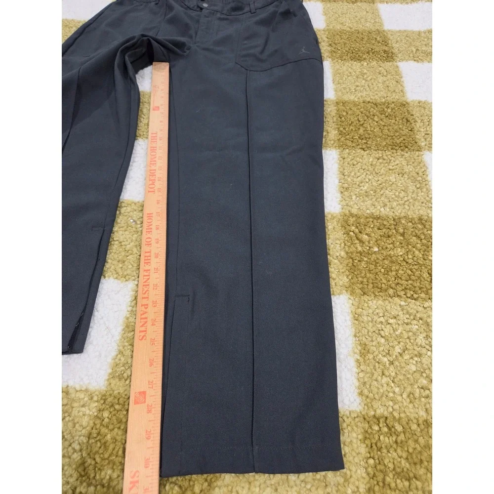 Jordan Brand Mens Black Utility Pants XXL Straight Leg Pintuck Jumpman Trousers